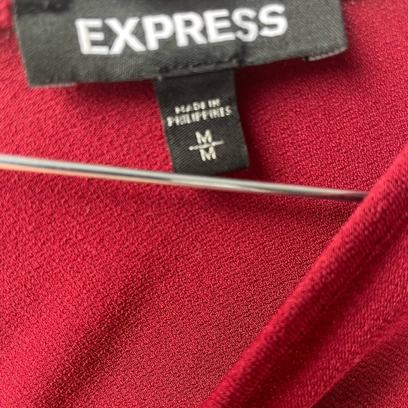 Express Red Blouse - Picture 3 of 4